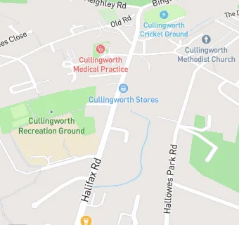 map for Cullingworth Stores