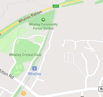 map for Partou Whalley Meadows