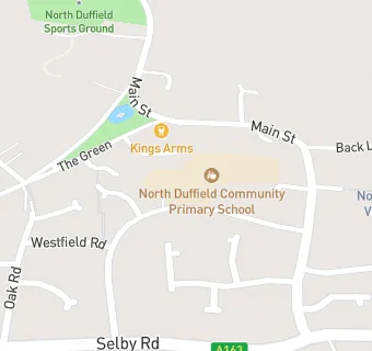 map for North Duffield Community Primary School