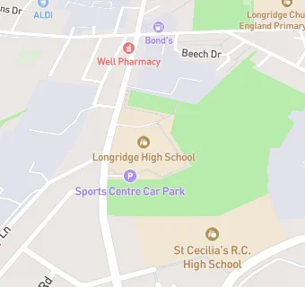 map for Longridge High School