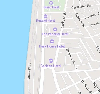 map for Bluewaters Hotel