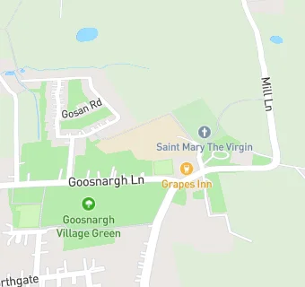 map for Goosnargh Oliverson's Church of England Primary School