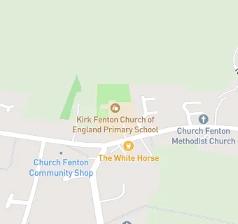 map for Kirk Fenton Church of England Primary School