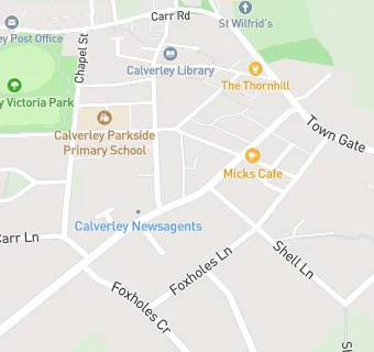 map for Calverley News Ltd