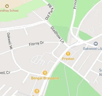 map for Oakwood Surgery