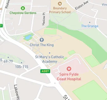 map for St Marys Catholic Academy