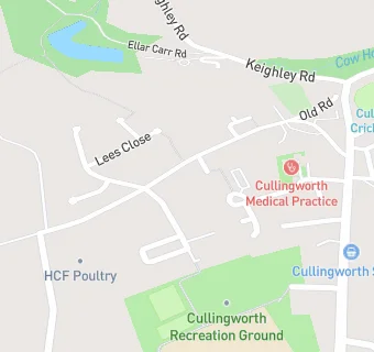 map for Cullingworth Youth Cafe