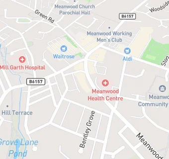 map for Meanwood Pharmacy