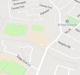 map for Nelson Edge End High School