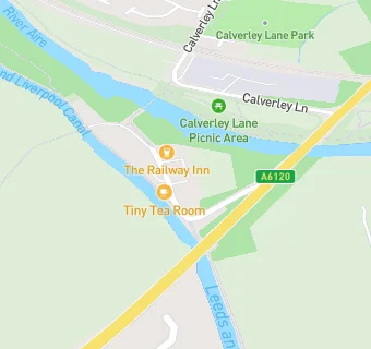 map for Railway Inn (Calverley Bridge)