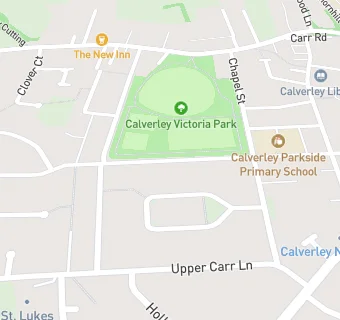 map for Calverley Conservative Club