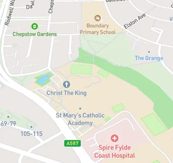 map for Christ The King Catholic Academy