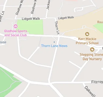 map for Thorn Lane News