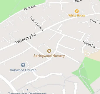 map for Oakwood Luncheon Club