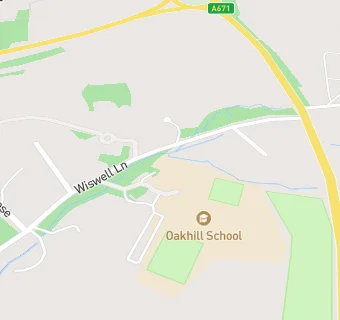 map for Oakhill College