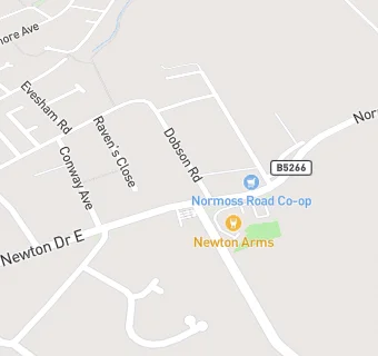 map for Normoss Quality Butchers