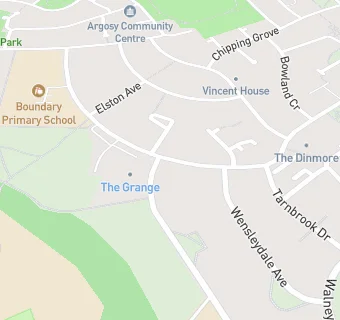 map for Grange Park Community Junior School