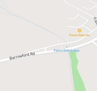 map for Fence Gate Lodge