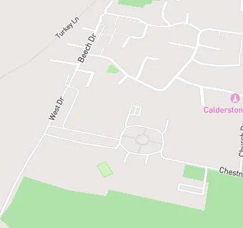 map for Calderstones NHS Trust