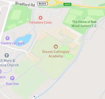 map for Aire Valley School