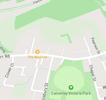 map for Calverley Post Office