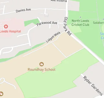 map for Chartwells (Roundhay High)