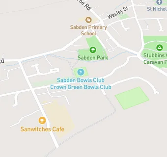 map for Sabden Bowling Club