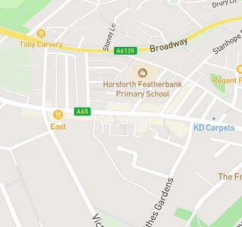 map for Subway Horsforth