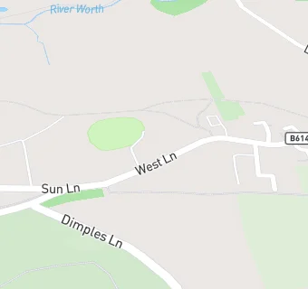 map for West Lane Baptist Church