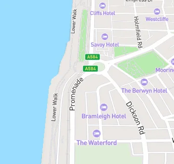 map for Belvedere Hotel