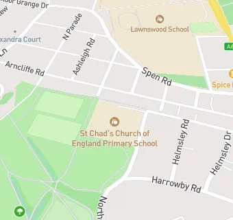 map for St Chad's Church of England Primary School