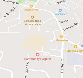 map for St Wilfrid's RC School