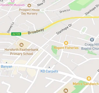 map for Horsforth Hotel