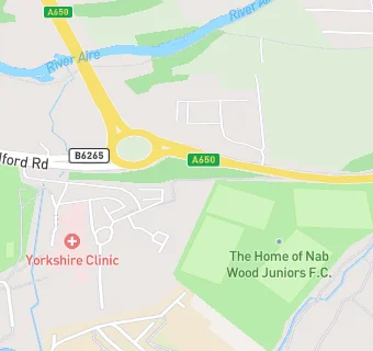 map for The Yorkshire Clinic