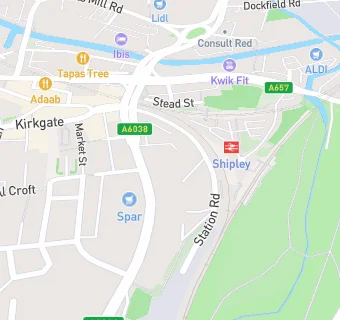 map for Shipley Conservative Club (Bar Only)