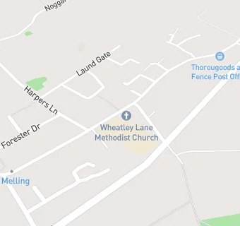 map for Wheatley Lane Methodist Voluntary Aided Primary School