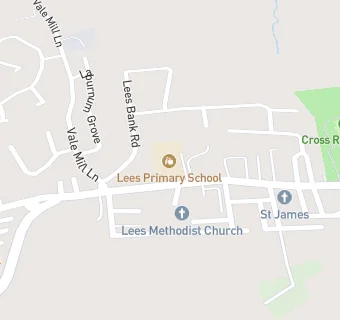 map for Lees Primary School