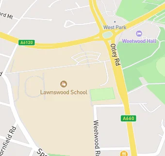 map for Lawnswood School