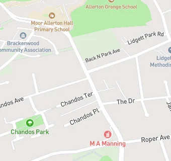 map for Chandos Medical Centre