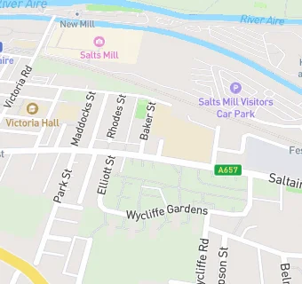 map for Mellors Catering Services at Wycliffe CE Primary School