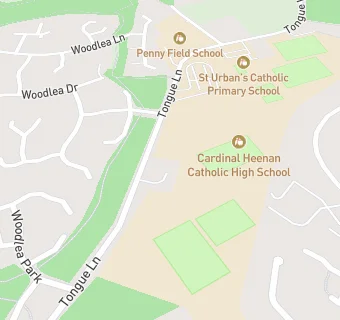 map for St Urban's Catholic Primary School