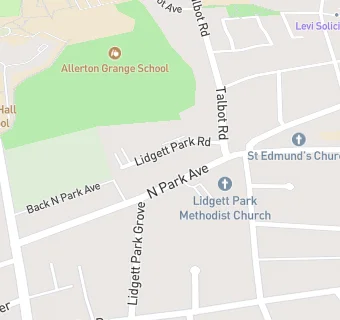 map for North Leeds Preparatory School