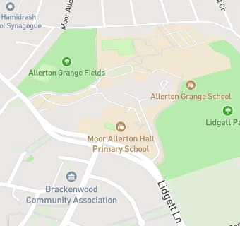 map for Catering Leeds (Moor Allerton Hall Primary)