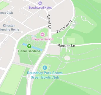 map for The Roundhay Fox