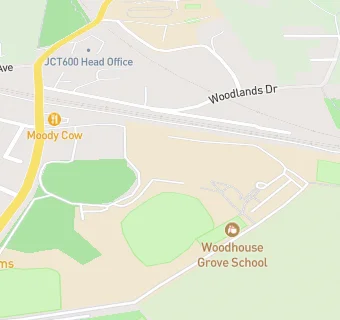 map for Woodhouse Grove School