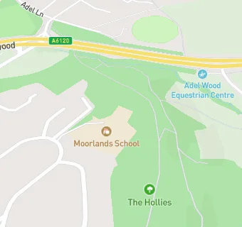 map for Moorlands School