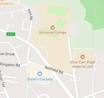 map for Immanuel College