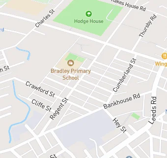 map for Bradley Primary School