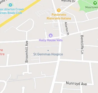 map for St Gemmas Hospice