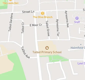 map for Catering Leeds (Talbot Primary)